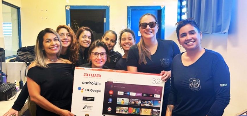 SINDSSE-DF Presenteia UIFG com Televisor e Reforça Compromisso com o Bem-Estar dos Servidores 1