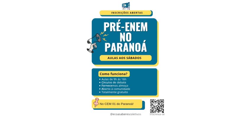 _SINDSSE-DF apoia o Projeto Saberes Coletivos